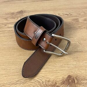 Levis Belt Mens XL 42-44 Brown Leather Casual